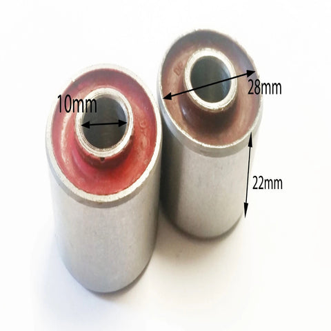 BUS09 SET OF 2 X BUSHES FOR GY6 50CC MOPED SCOOTER ENGINE HANGER 10MM X 28MM X 22MM - Orange Imports