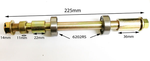 bicycle axle spacers