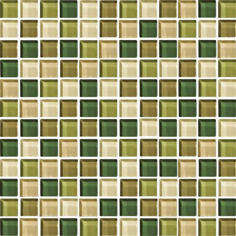 Daltile Color Wave 1" x 1" Rain Forest Blend Blend Mosaic Wall Tile - American Fast Floors Daltile Color Wave 1" x 1" Rain Forest Blend Blend Mosaic Wall Tile - American Fast Floors
