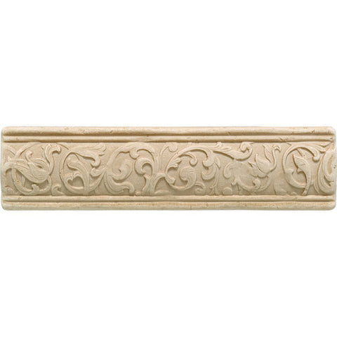 Daltile Arabesque 2" x 8" Crema Fabrege Liner - American Fast Floors Daltile Arabesque 2" x 8" Crema Fabrege Liner - American Fast Floors