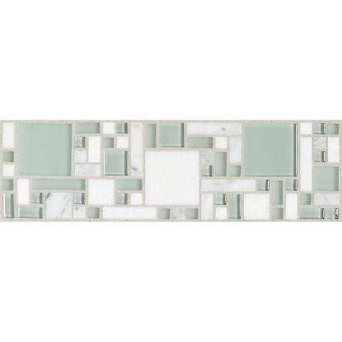 Daltile Innova 3-3/8" x 11-5/8" Snowy Owl Magic Border - American Fast Floors Daltile Innova 3-3/8" x 11-5/8" Snowy Owl Magic Border - American Fast Floors