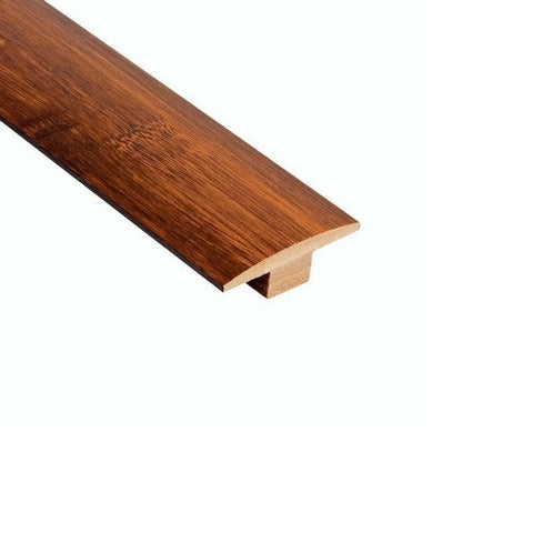 Engineered Strand Woven Bamboo Tongue & Groove Hand-Scraped Walnut T-Molding - American Fast Floors Engineered Strand Woven Bamboo Tongue & Groove Hand-Scraped Walnut T-Molding - American Fast Floors