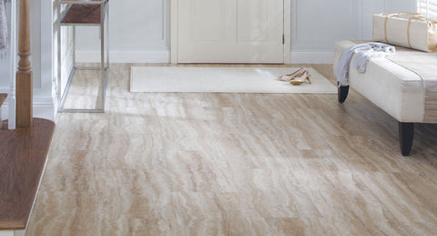 Tarkett LVT Ferrostone 16" Groutless Tile (.125") Biscuit - American Fast Floors Tarkett LVT Ferrostone 16" Groutless Tile (.125") Biscuit - American Fast Floors