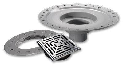 Laticrete Hydro Ban Bonding Flange Drain (5x5in Orb Abs) - American Fast Floors Laticrete Hydro Ban Bonding Flange Drain (5x5in Orb Abs) - American Fast Floors
