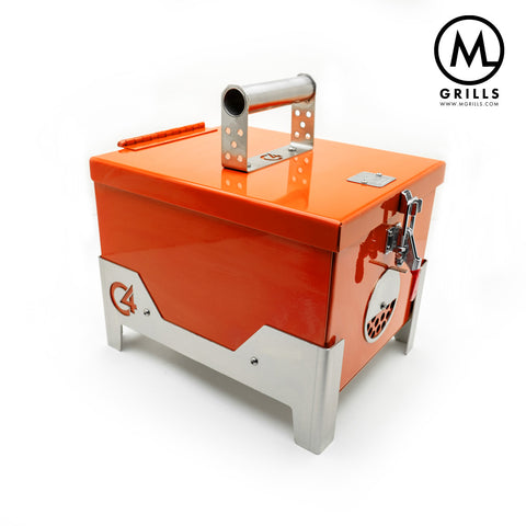 C4 Portable Grill - Bright Orange