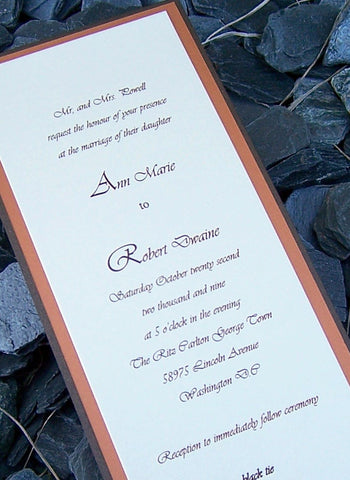 Autumn Classic Invitation Set
