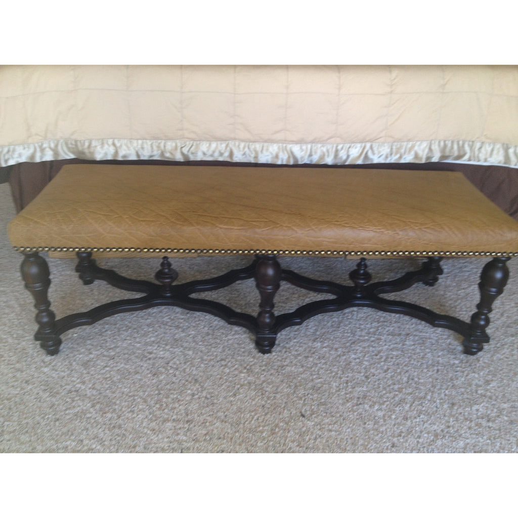Large Genuine Elephant Bench