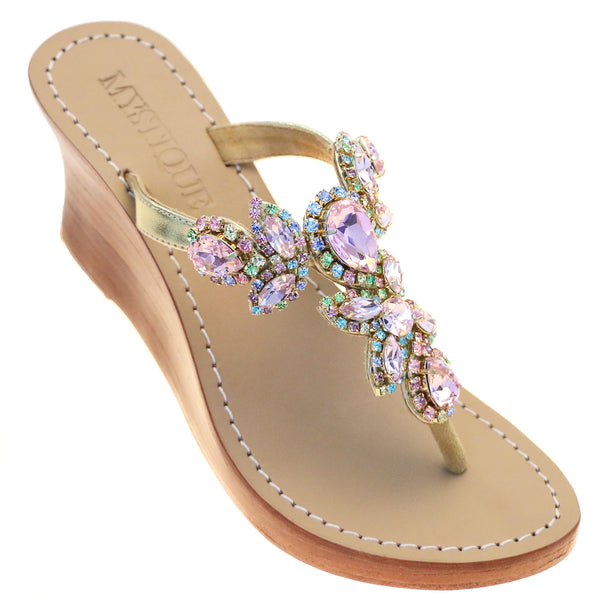 womens lavender sandals