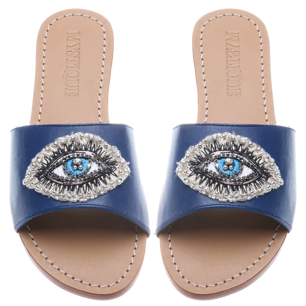 evil eye flip flops