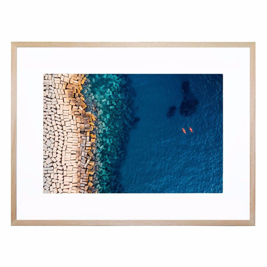 From Above Acrylic Print with Frame From Above Acrylic Print with Frame