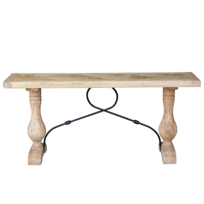 Cordoba Parquetry Console Table Natural Cordoba Parquetry Console Table Natural