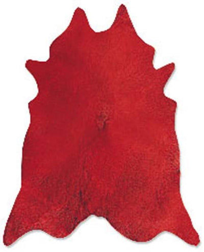 Red Coloured Cow Hide Red Coloured Cow Hide