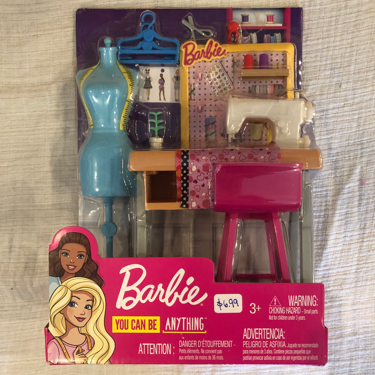 barbie sewing set