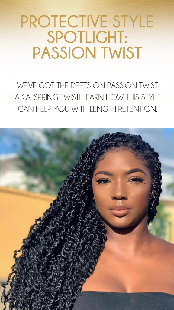 Protective Style Spotlight Passion Twists Shedavi