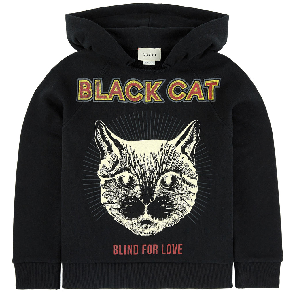 black cat gucci sweatshirt