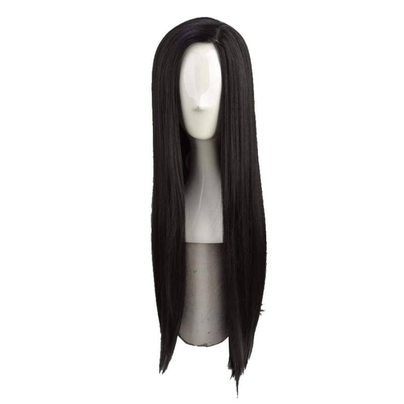 black wig halloween costume