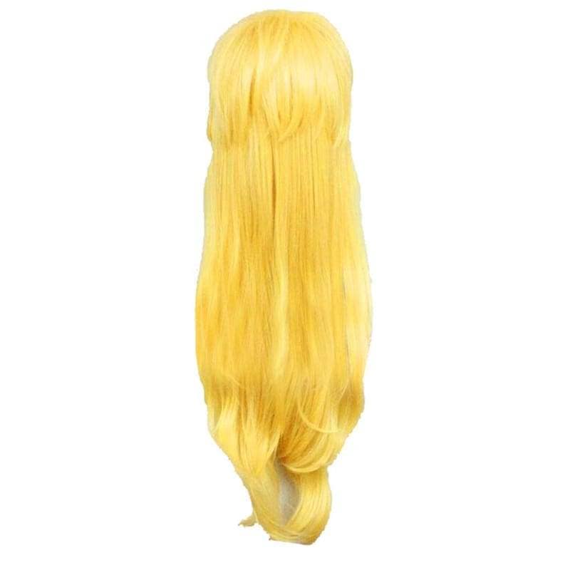 yellow cosplay wig