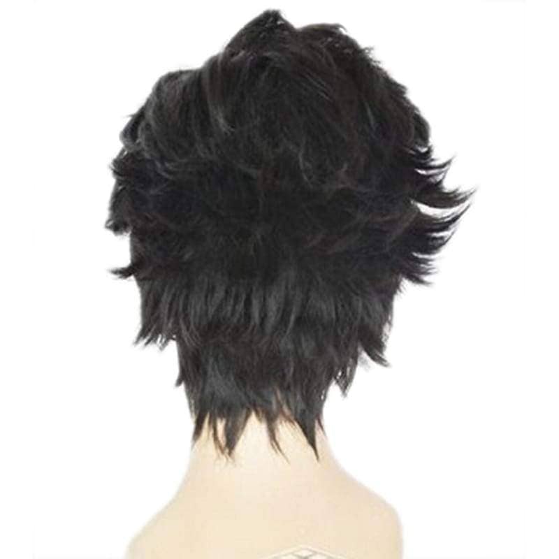 black anime wig