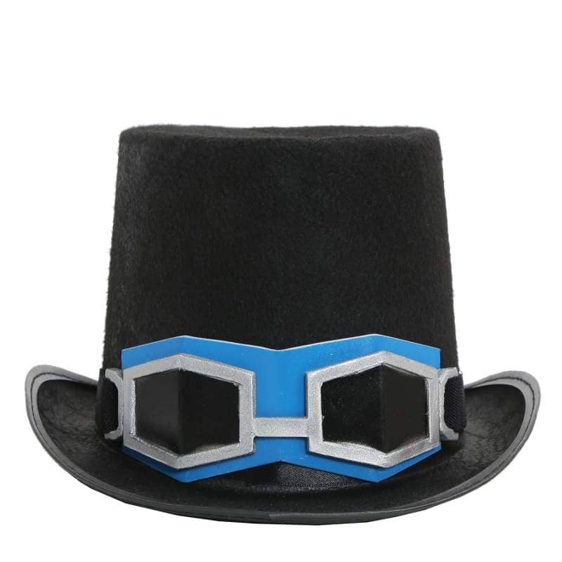 Xcoser Sabo Hat One Piece Sabo Black Cap With Glasses Cosplay Props For Adult Best By Xcoser Xcoser International Cosplay Costume Ltd