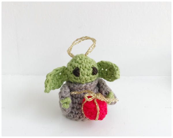 Baby Yoda handmade Christmas decoration