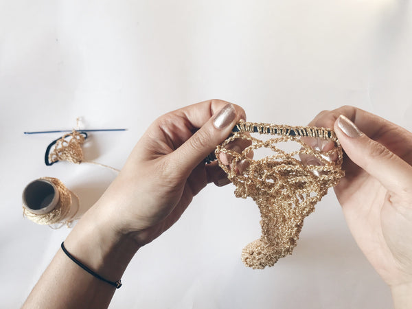 Crochet your own Fishnet Socks