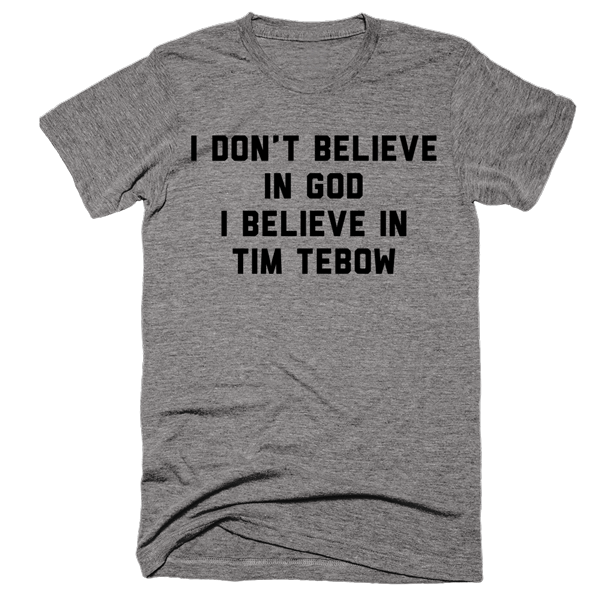 tim tebow believe t shirt