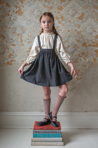 Soor Ploom, Eloise Pinafore in Grid – CouCou