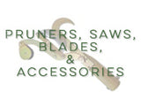 Pruners, saws, blades & accessories
