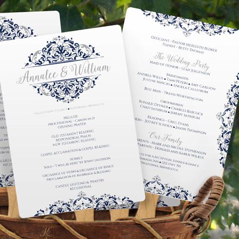 Rustic Wedding Program Fan Template Calligraphy Script Printable Program Instant Download Diy Ceremony Program Fan Editable Program Wbcr