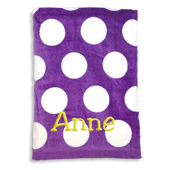 personalized baby beach towel