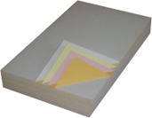 Regular 21lb 8.5"x14" 4-Part Blank Carbonless Paper<br>(reverse or forward)<br>FREE SHIPPING!!!