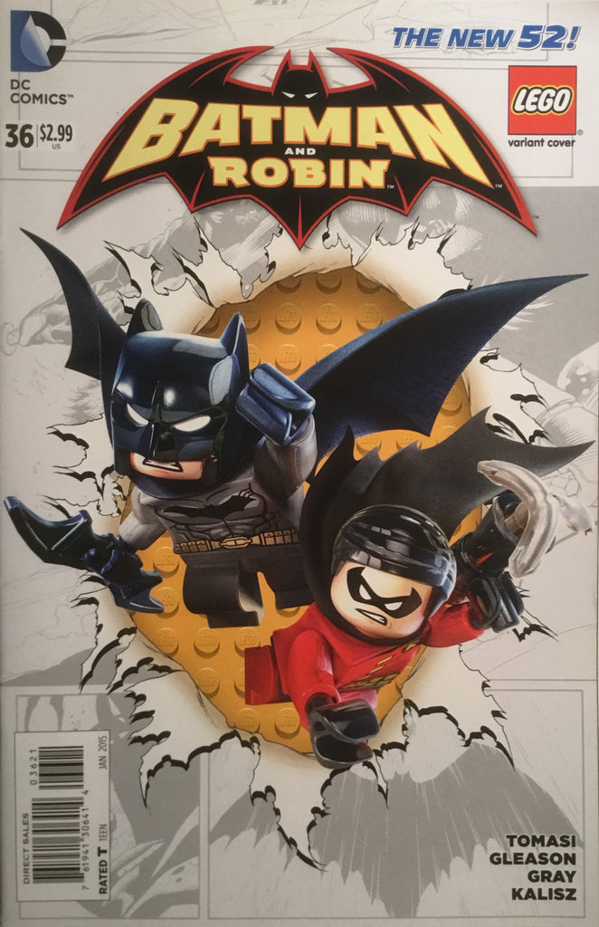 BATMAN AND ROBIN # 36 (THE NEW 52) LEGO VARIANT COVER - Comics 'R' Us