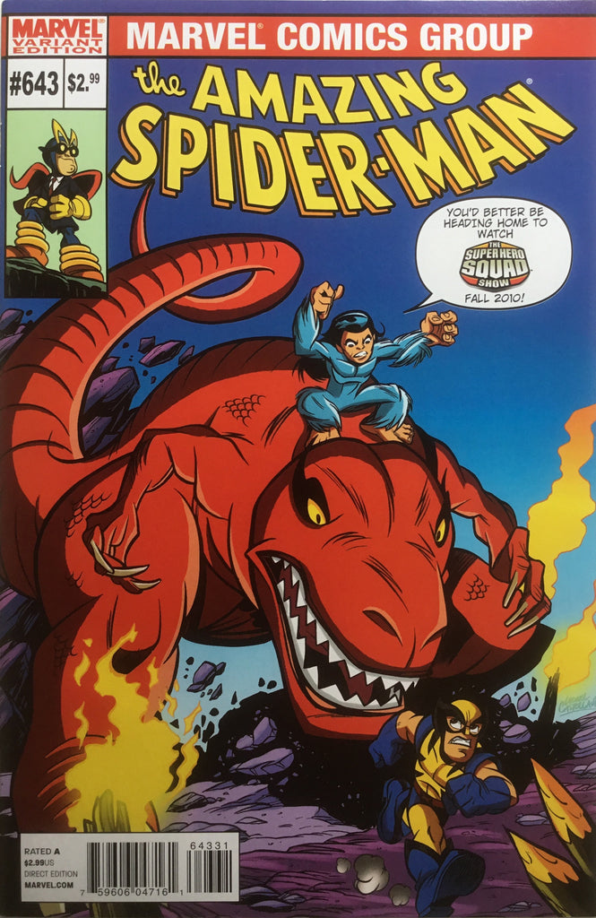 AMAZING SPIDER-MAN (1999-2013) #643 CASTELLANI SUPER HERO SQUAD COVER (1:20 VARIANT)