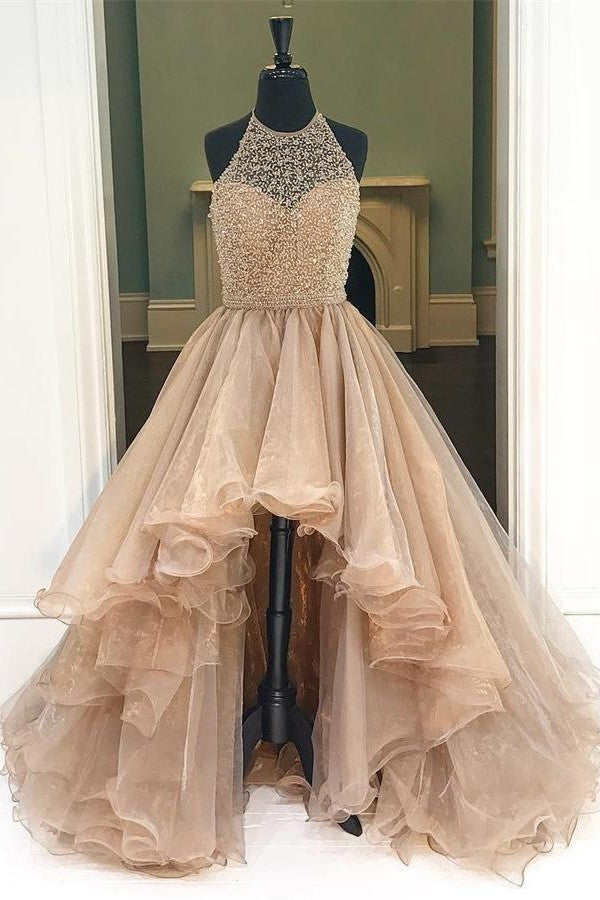 long back short front wedding dress