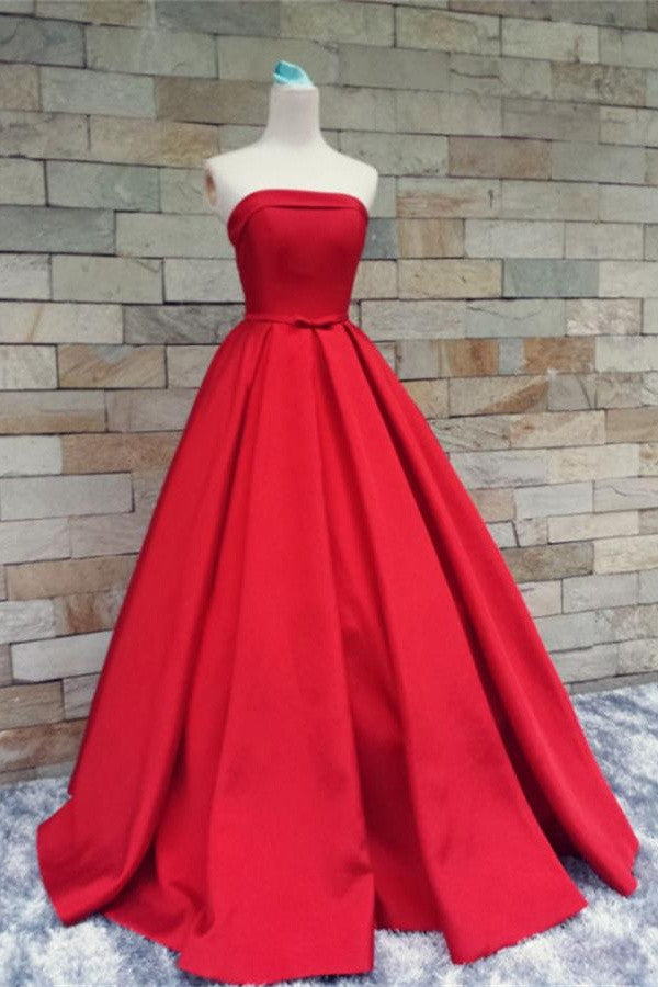 modest red prom dresses