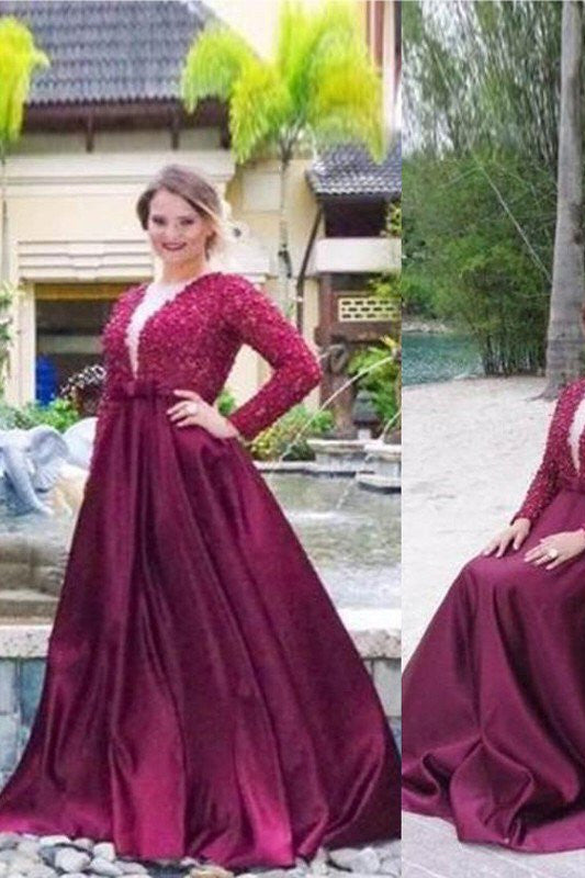 purple plus size prom dress