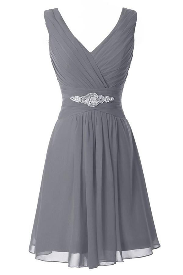 simple grey dress