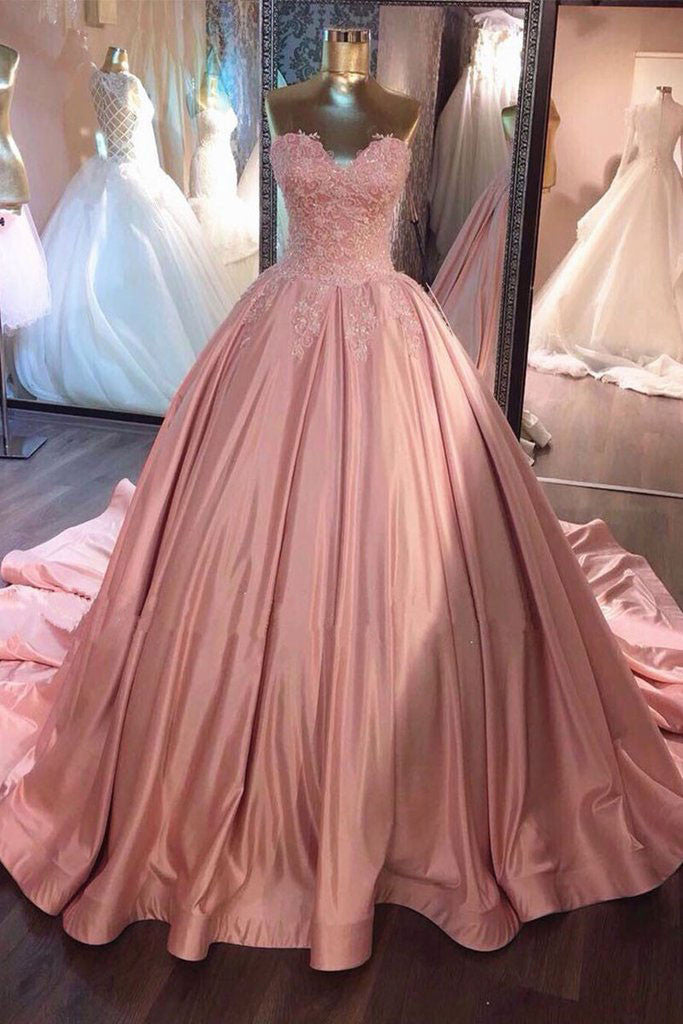 pink prom gowns