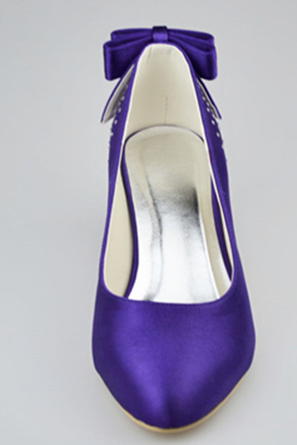 lilac shoes low heel