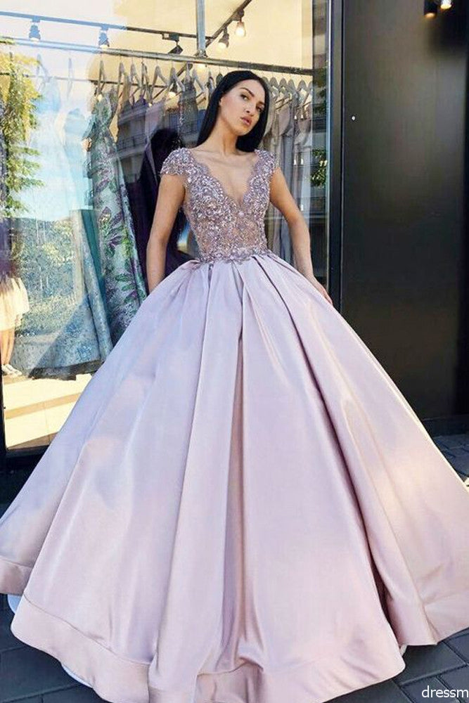 lavender ball dress