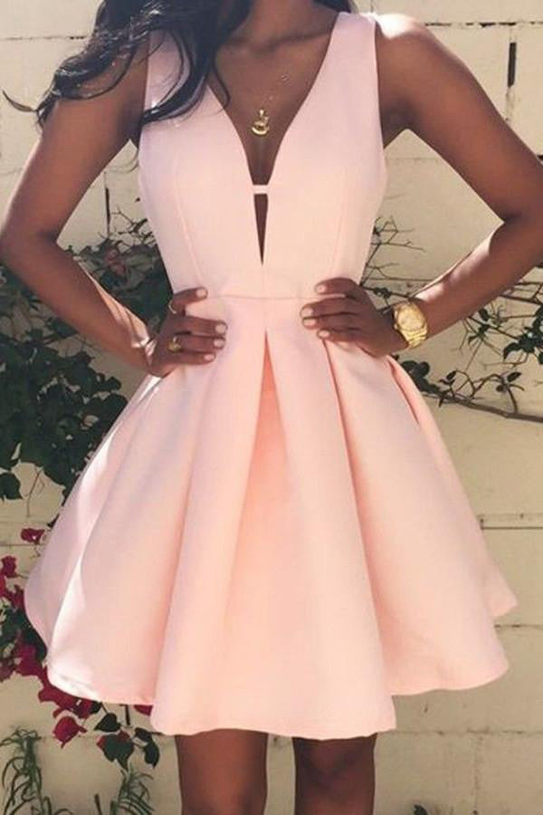 pretty pink prom dresses