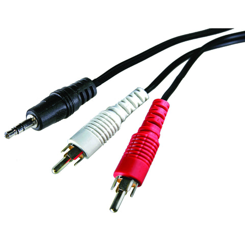 Mini Stereo to 2 RCA Plugs