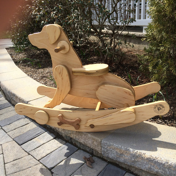 Wooden Rocking Dog // il Cane 