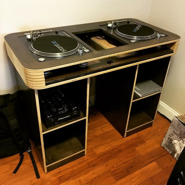 Custom Dj Table Dj Desk Producer Desk Pane Perso Woodcrafts