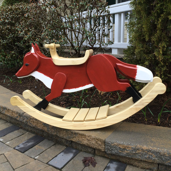 fox rocking horse