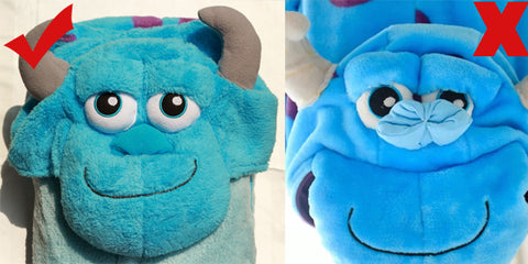sulley onesie difference