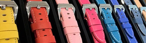 22mm Leather Watch Straps by Coup De Coeur Watches Singapore