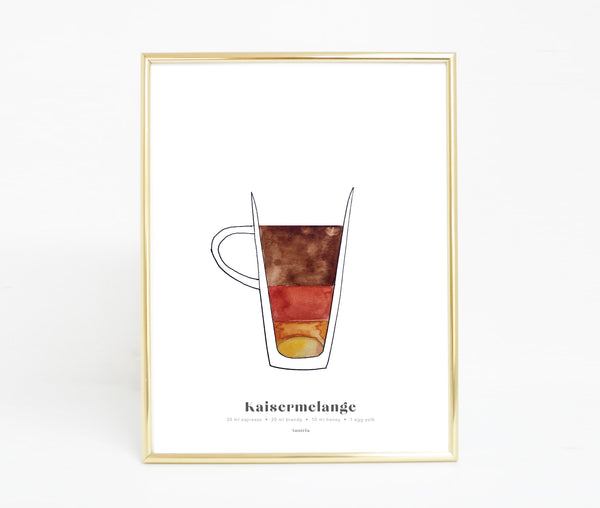 kaisermelange coffee print