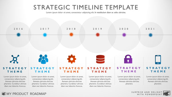 6 Stage Creative Timeline Project Timeline Templates Andverticalseparator My Product Roadmap 3614