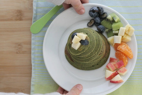 2 step spinach banana pancakes st. patrick's day recipes for kids